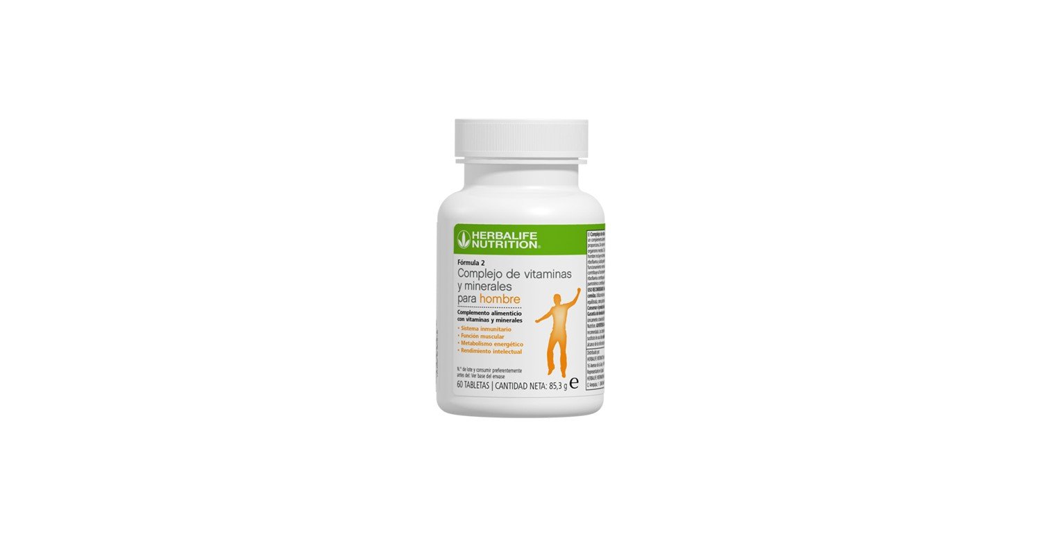 Fórmula 2 Vitaminas y minerales para hombre – 60 tabletas